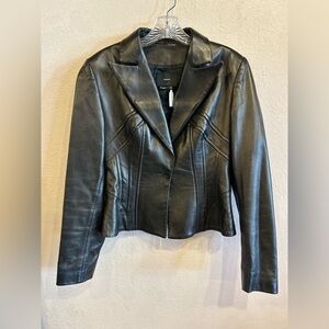 Identify Black Leather Jacket Size 10 Gorgeous